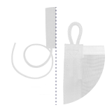 White loop and cord