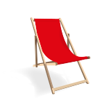 Beach chair frame (without armrest)