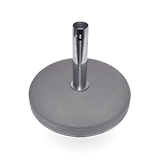 Parasol base concrete incl. tube