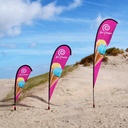 Beachflag druppel