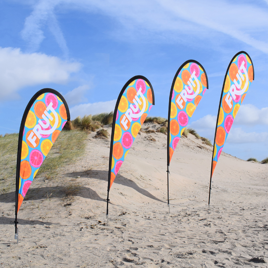 Beachflag druppel