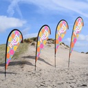 Beachflag druppel