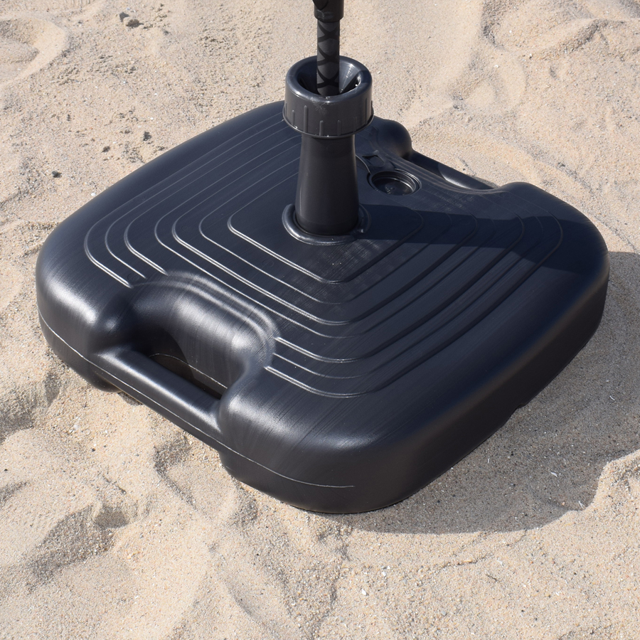 Parasolvoet antraciet voor beachflag aluminium
