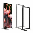 SEG display print + textile frame
