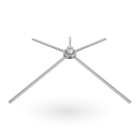 (OLD) Scissor base for fiberglass pole