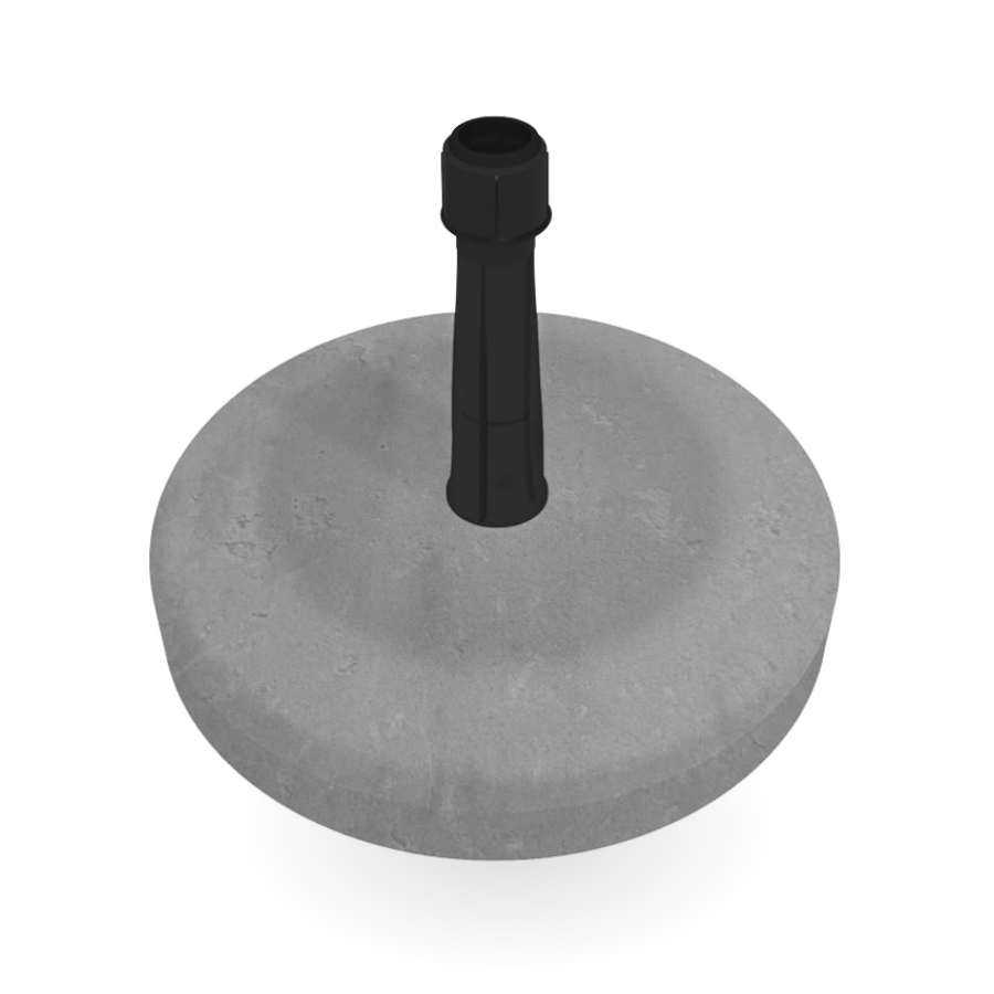 Concrete base + adapter