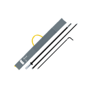 Glasfaserstange für Beachflag Rechteck Hochformat - Small