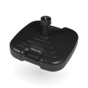 (ALT) Sonnenschirmfuß anthrazit + Adapter für Beachflag Glasfaser
