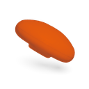 Orange cap for flag pole (HV)